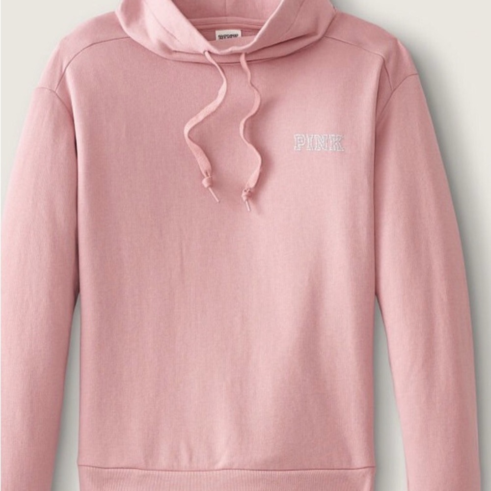 2/$35 Victoria's Secret Pink Bling Cowl Neck Pullover xl - Picture 2 of 9